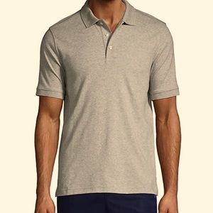 Mens Cutter and Buck gray pique polo. Size Medium